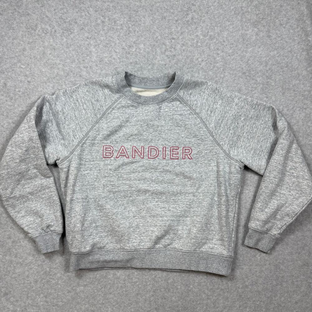 Bandier Womens Logo Crewneck Sweatshirt